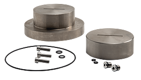 Triaxial Cap and Base Set, Stainless Steel